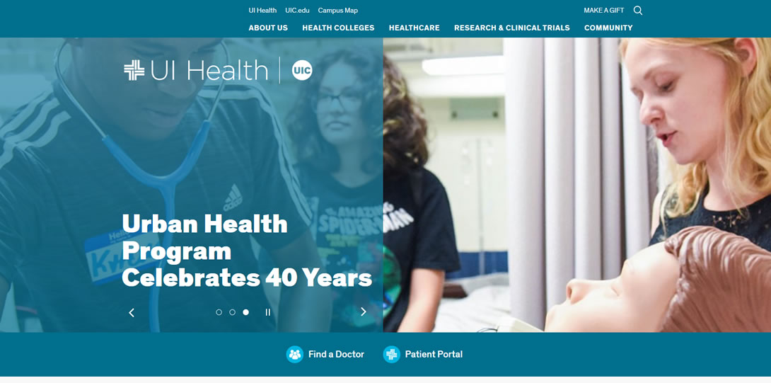 UI Health website
